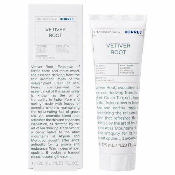 5203069090844 korres aftershave balm vetiver root 125ml